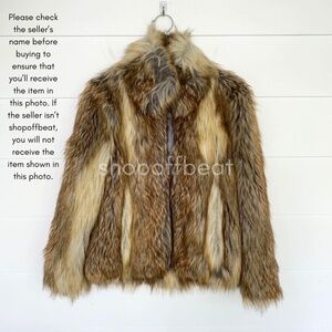 Zadig & Voltaire Fame Faux Fur Jacket Small